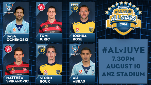 The first six FOXTEL A-League All Stars were named on Tuesday.